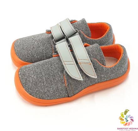 Beda softshell sneakers Mandarine (reinforced heel)