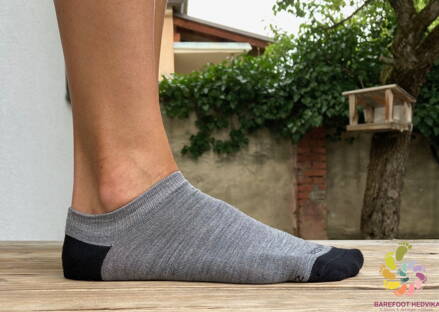 Hedvika socks 80% Merino Low Cut Grey