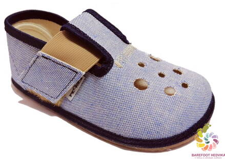 Pegres slippers BF03 Blue with openings 