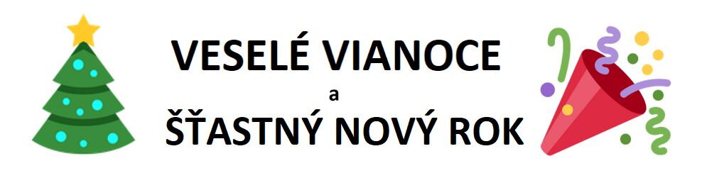 Vesele Vianoce a Šťastný Nový rok