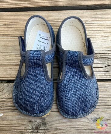 Beda slippers Grey Denim 