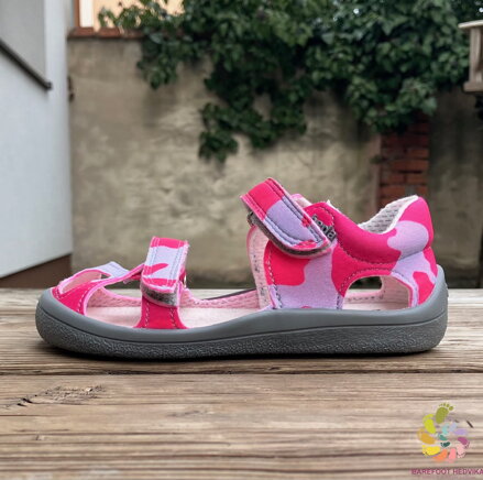 Beda sandálky Playful Pink Military