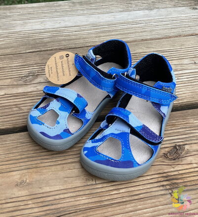 Beda sandals Playful Blue Military