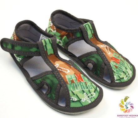 EF Barefoot slippers 386 Pixel World